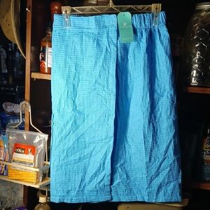 TURQUAZ- Blue Women's Pencil Skirt- Back Pocket